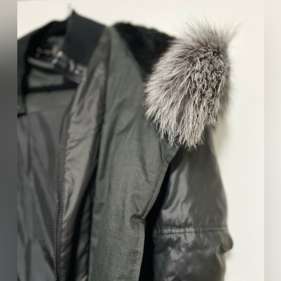 -37 temp Sicily Winter Coat -Genuine Natural Silver Fox Fur - Picture 3 of 10